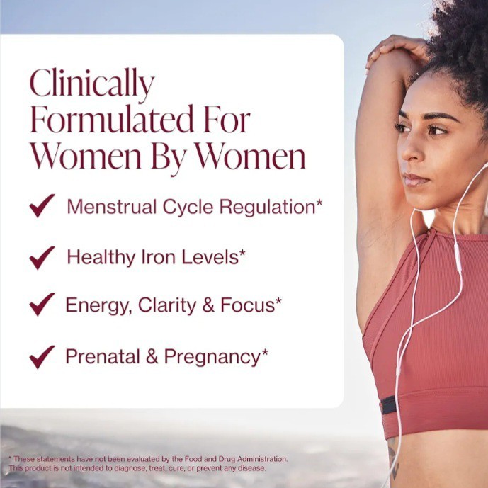 Pure Micronutrients Gentle Chelate Iron Bisglycinate Plus Supplement For Women