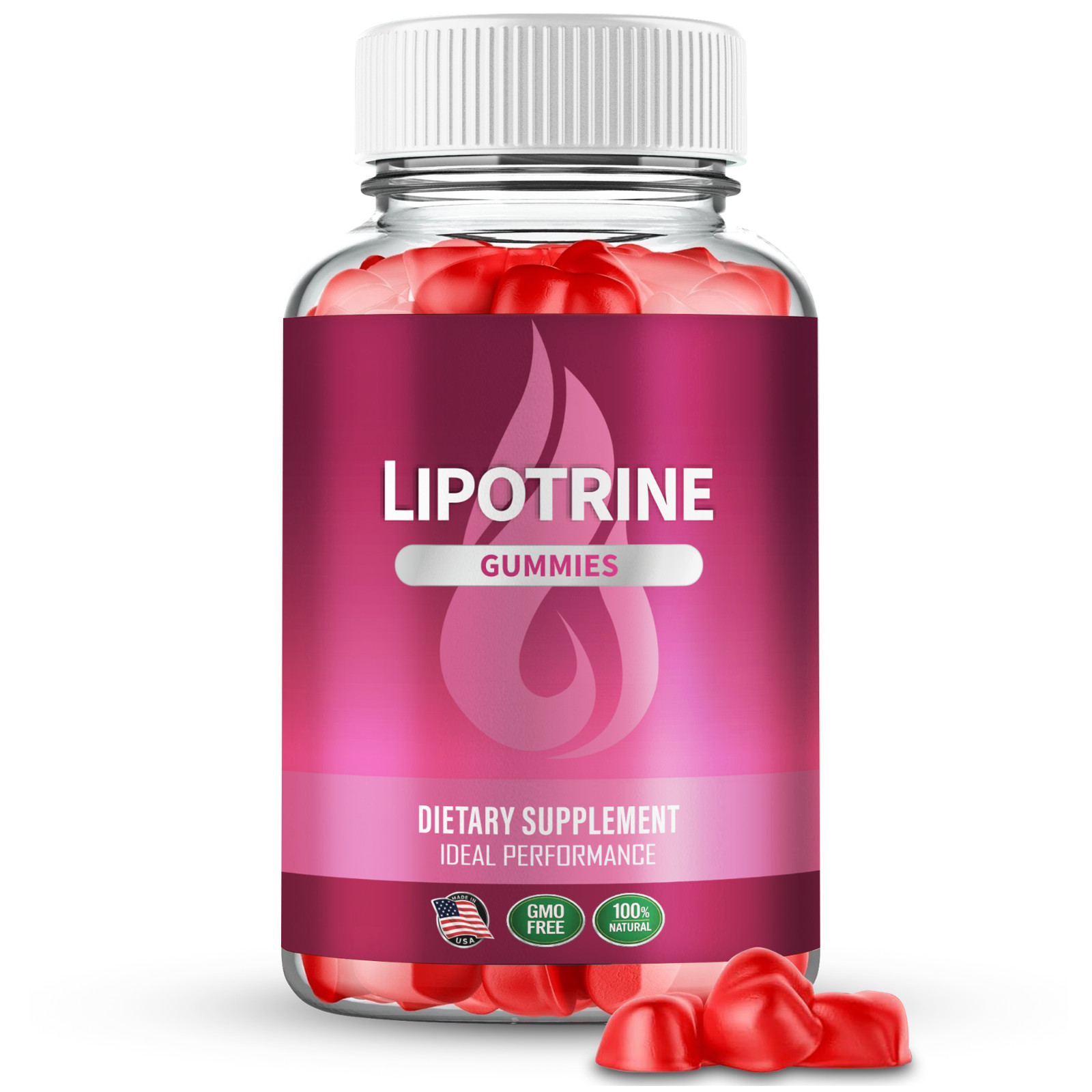 Lipotrine Gummies, Official Lipotrine Keto Supplement Gummys (1 Pack)