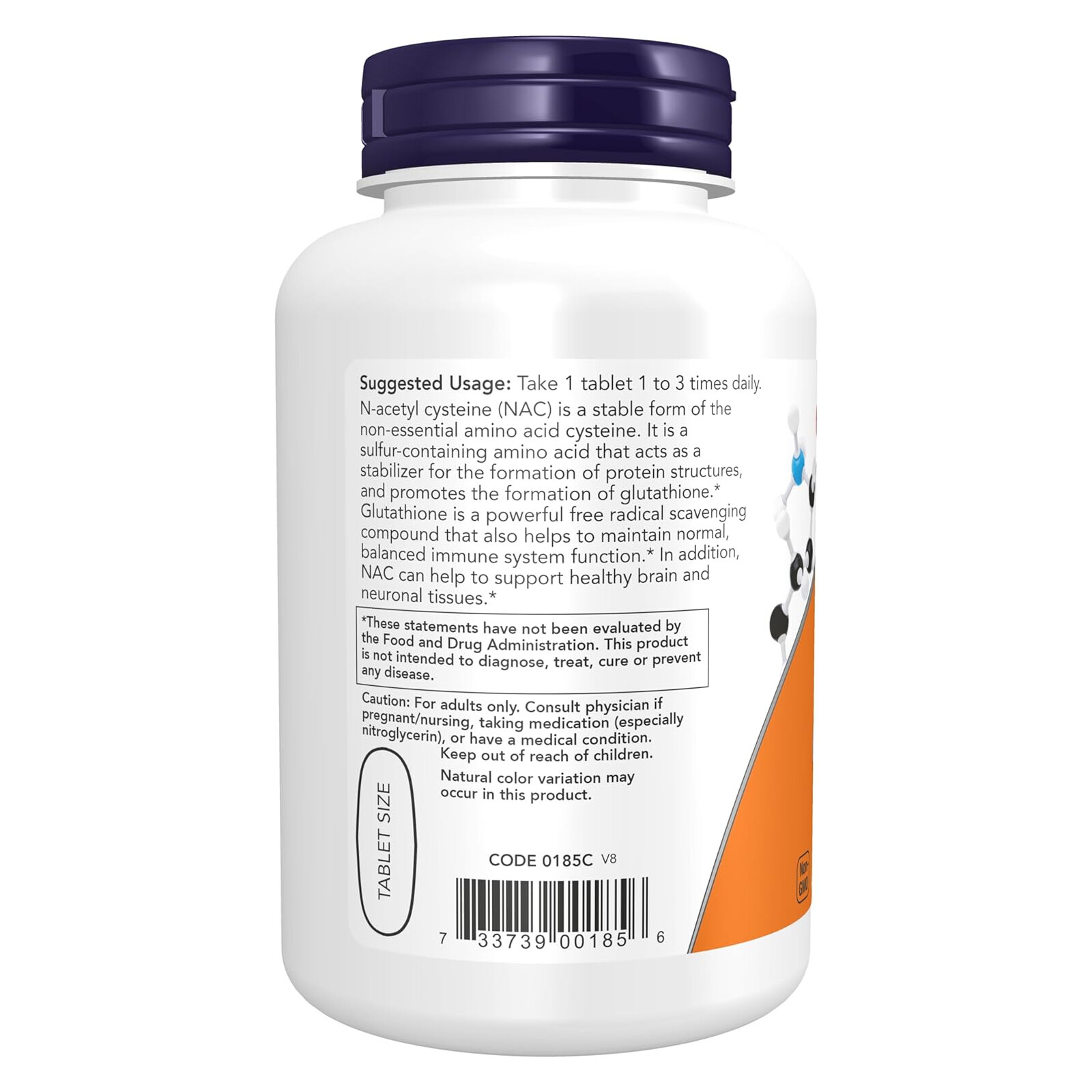 NOW FOODS NAC 1000 mg 120 Tablets