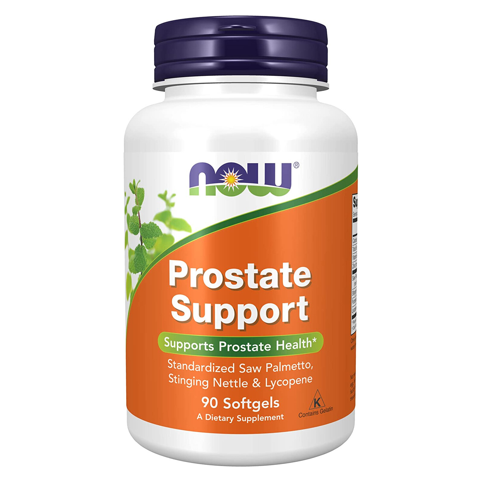 2 x NOW FOODS Prostate Support 90 SGels Saw Palmetto Stinging Nettle Lycopene