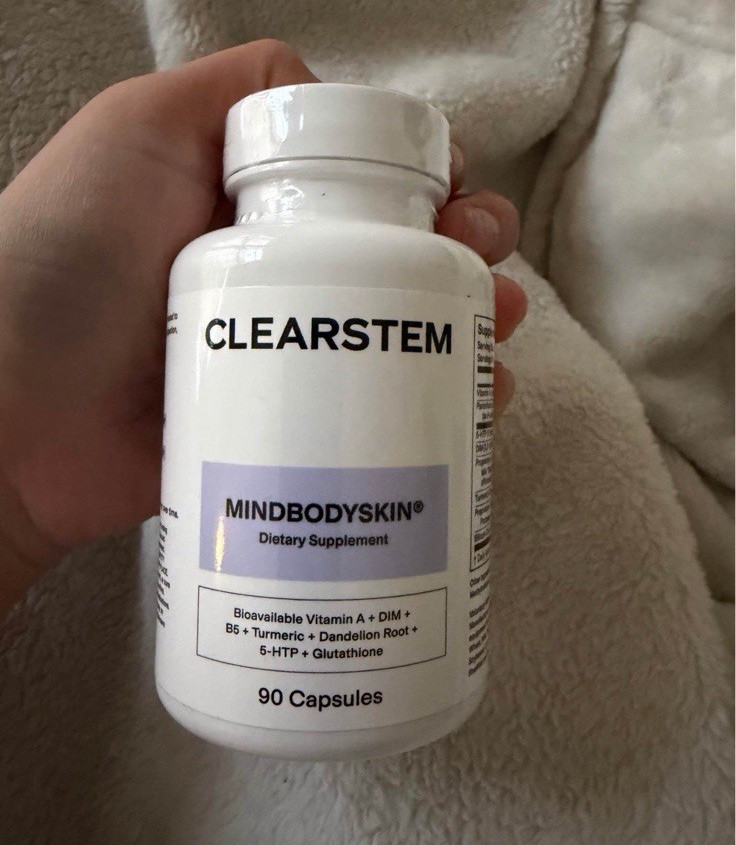 CLEARSTEM MINDBODYSKIN 90 Caps Skin Hair Nails Supplement Exp 06/27