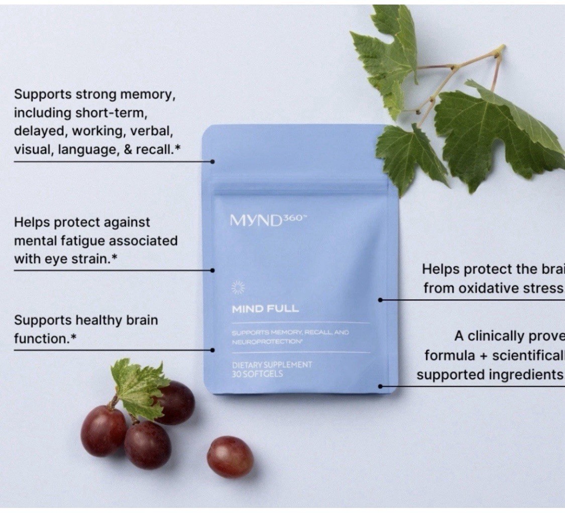 Nu Skin Nuskin MYND360 Mind Full Support Memory Neuroprotection Brain Health NEW