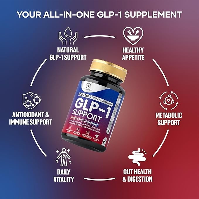 Berberine Metabolic Support Complex Probiotics Resveratrol CoQ10 Energy 60 Caps