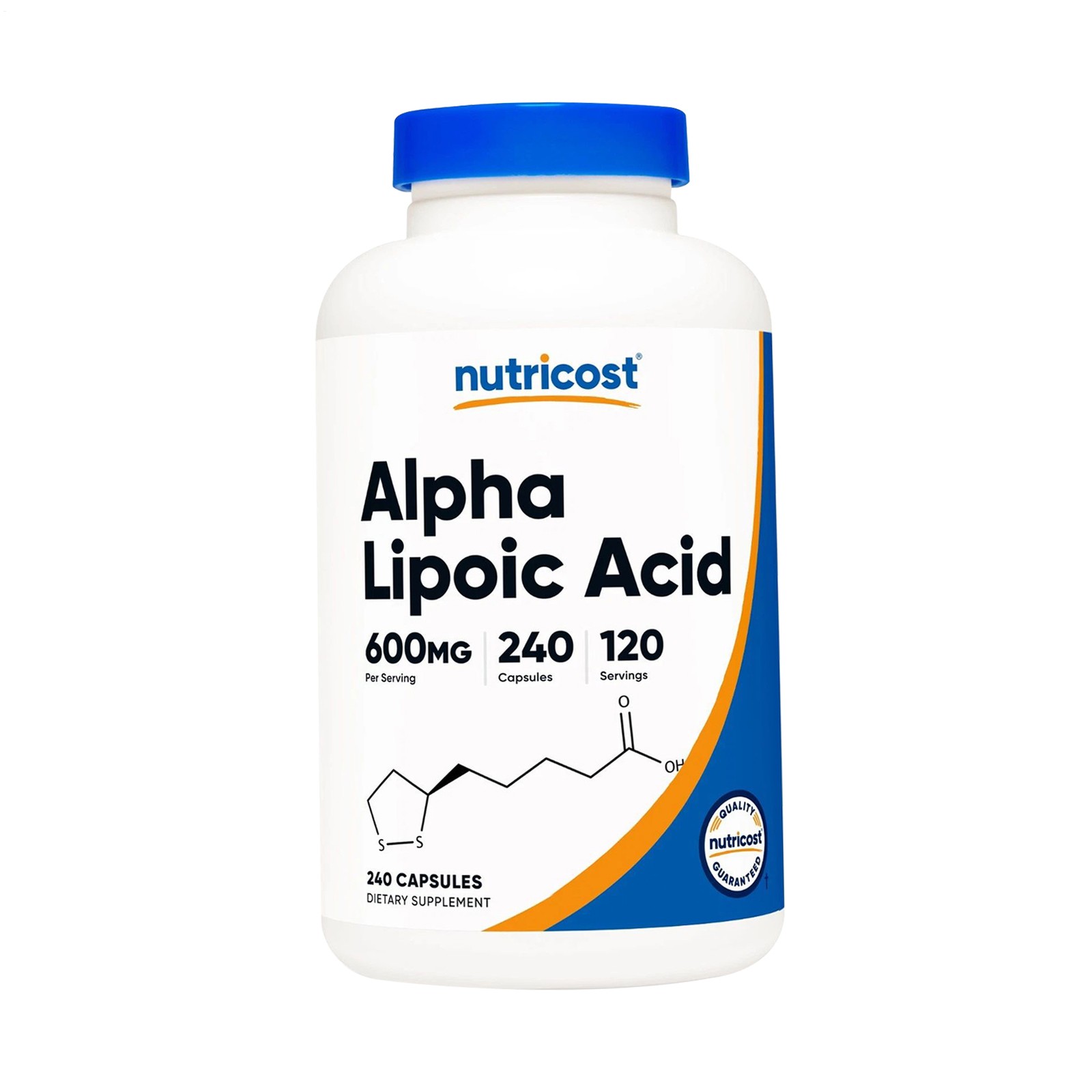 Nutricost Lipoic Acid – 600mg Per Serving – 240 Capsules