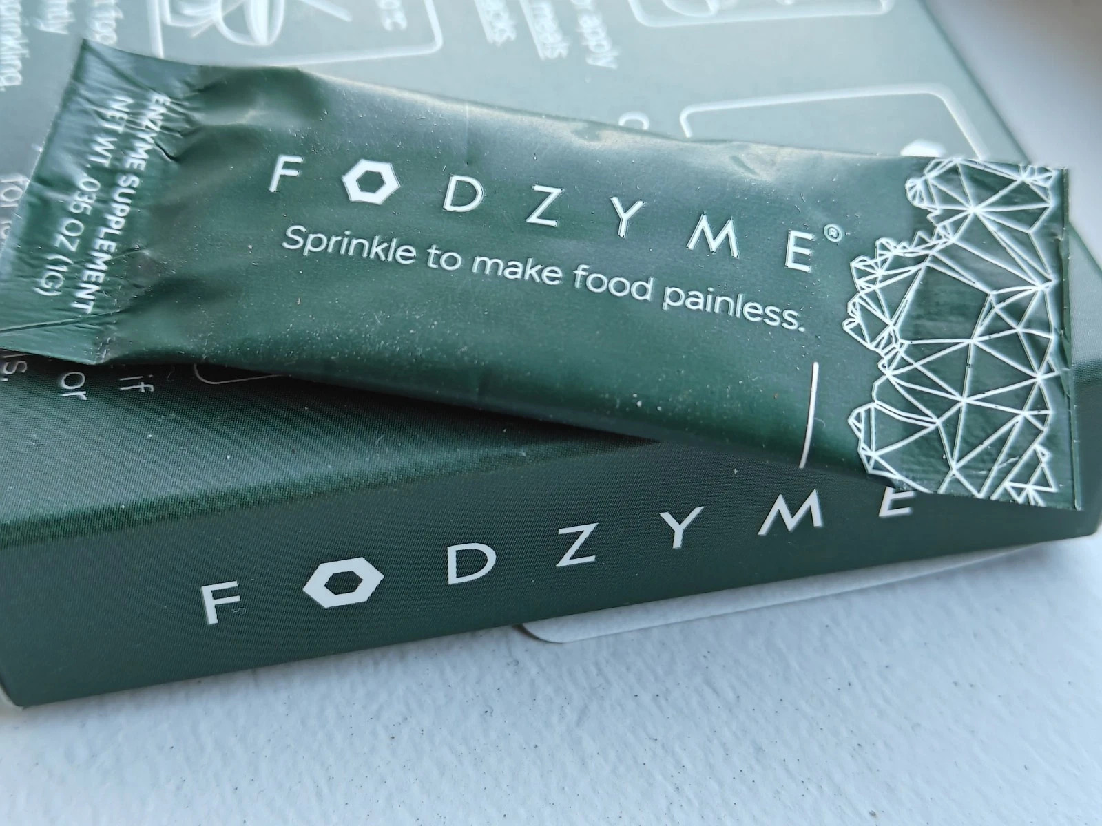 FODZYME On-The-Go Digestive Enzymes, 28-Dose Stick Pack