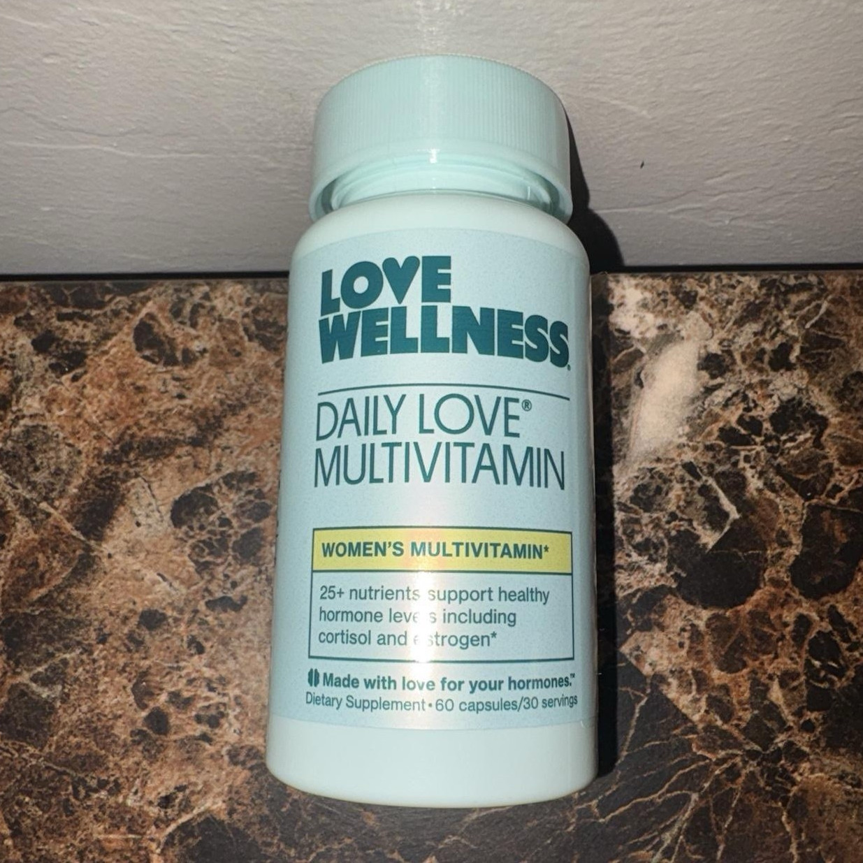 Love Wellness Daily Love Multivitamin 60 Capsules Non-GMO Gluten Free Exp 04/27