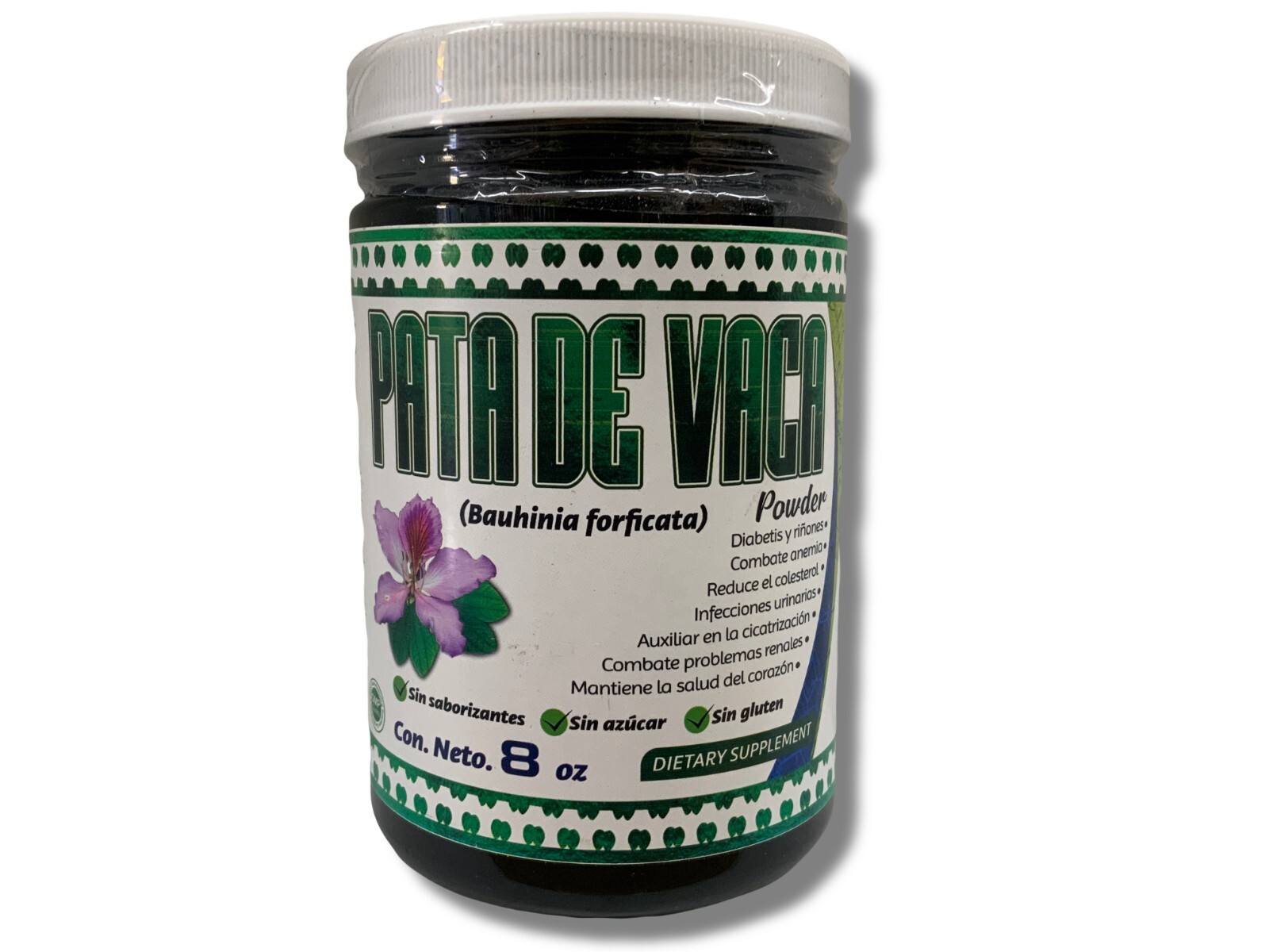 Pata De Vaca Cows Foot Bauhinia Fortficata Powder No Gluten No Sugar 8oz