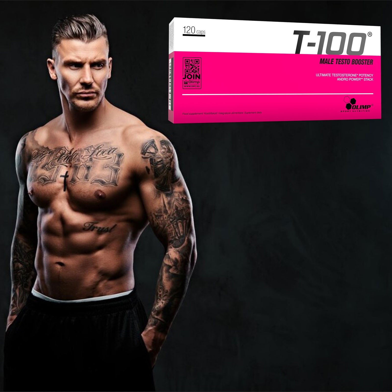T-100 – 120-240 Capsules – for men – Testo Booster Balance Tribulus Terrestris