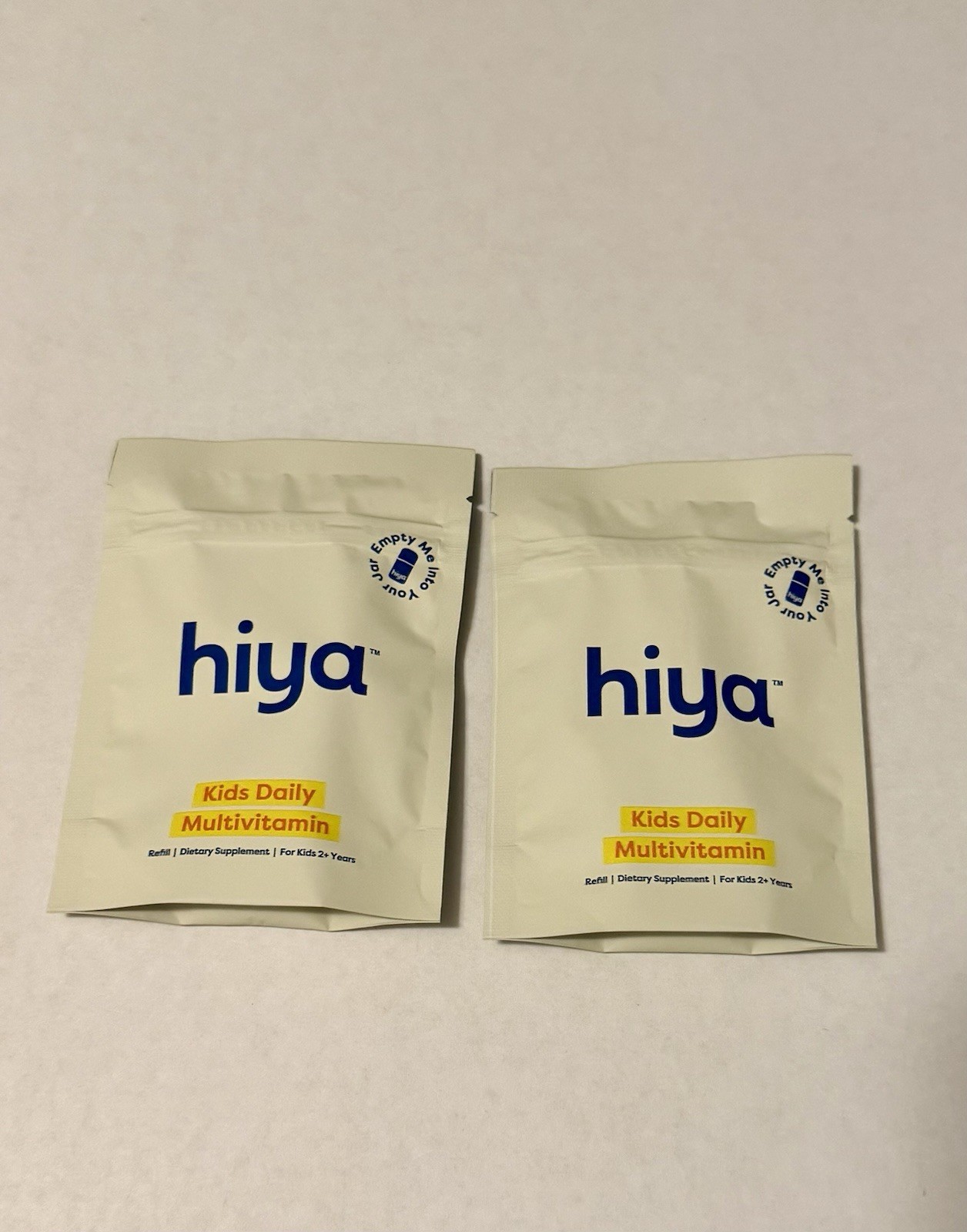 Hiya Disney Kids Daily Assorted Flavors 60 Chewable Refill for Age 2+ — 2 BOXES