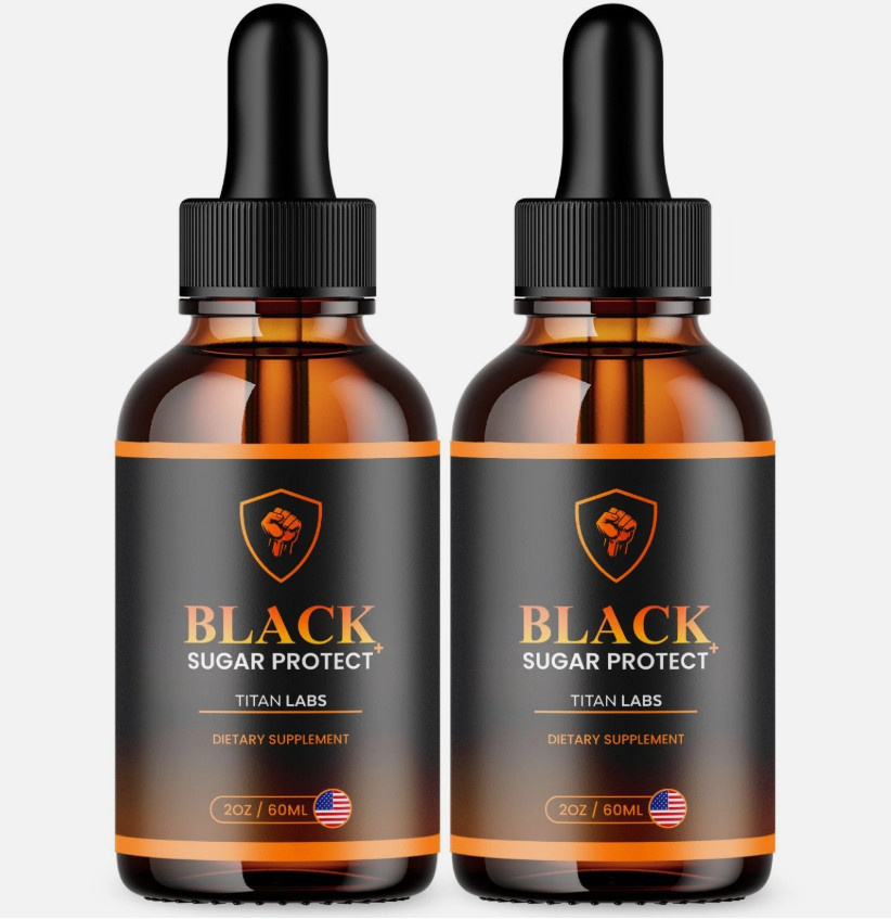 (1-5Pack) Black Sugar Protect Drops Advanced Blood Support Supplement 30 Serving