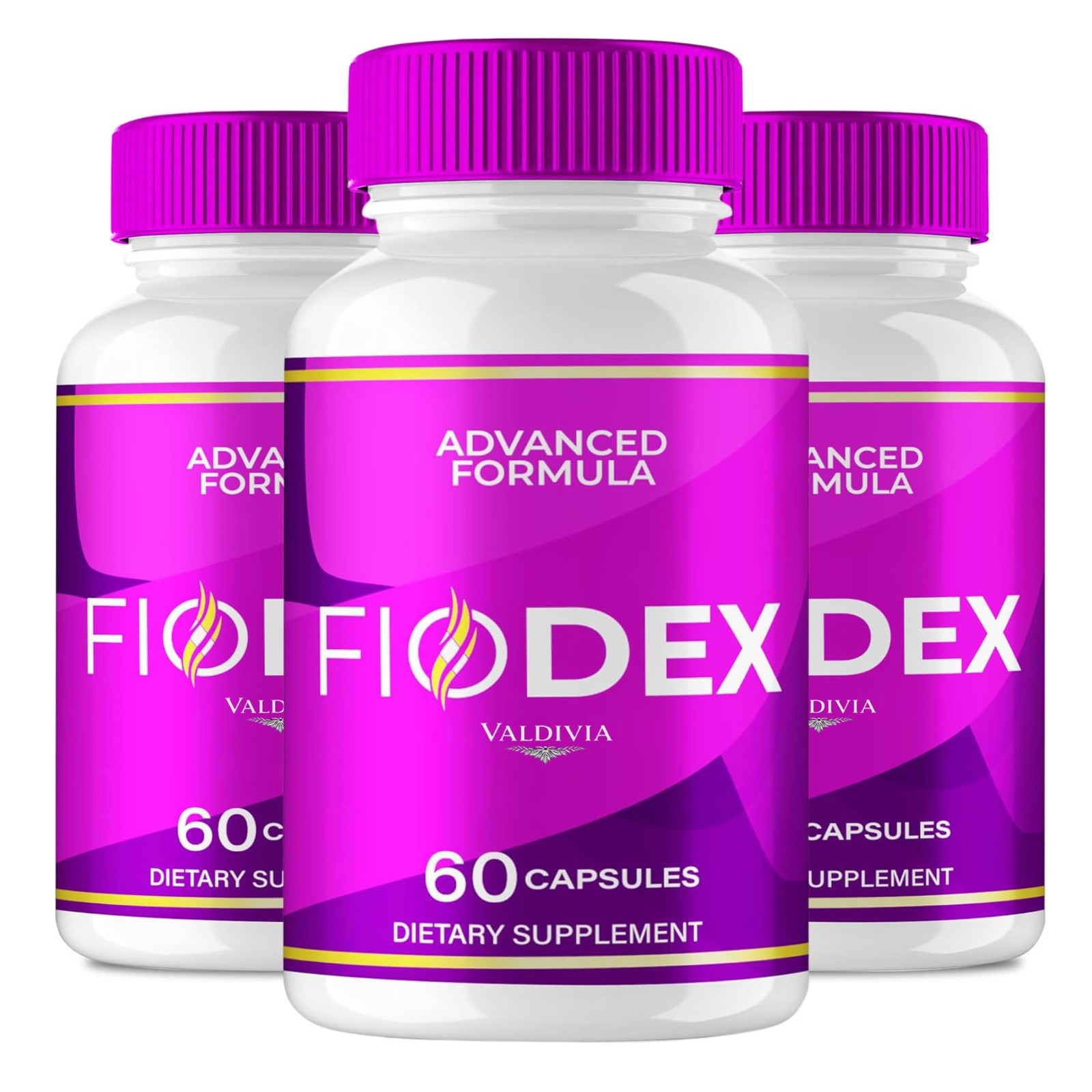 Valdivia FioDex 180 Capsules 3 Pack Nail Support Supplement Made in USA Premium