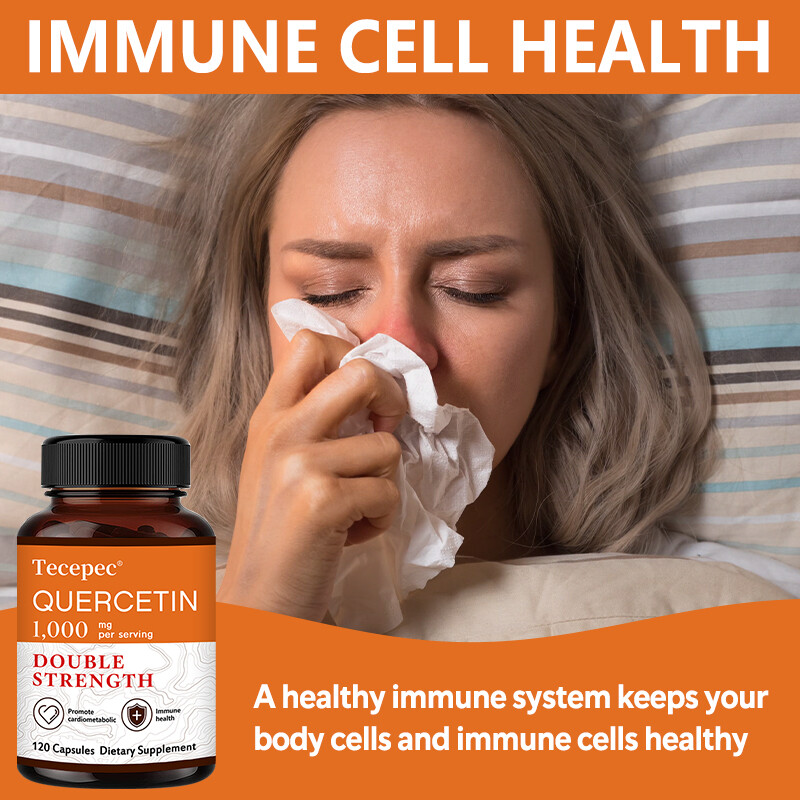 Quercetin 1000mg – Premium Antioxidant Immune Support Heart Health