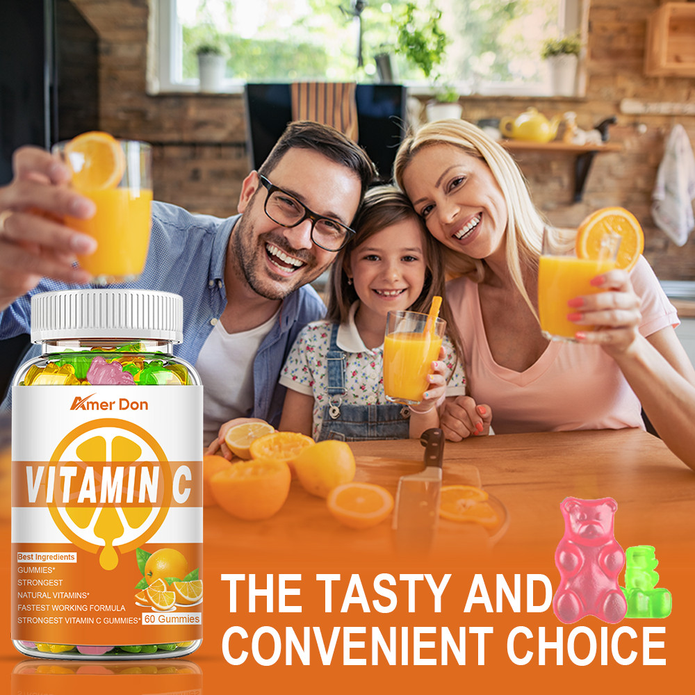 Vitamin C Gummies 2500mg-Ascorbic Acid Immune System Support Best Antioxidant