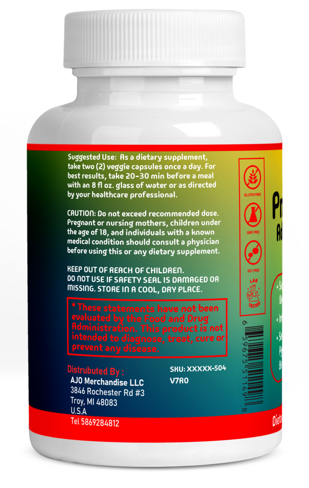 ProstateCare Advanced Prostate Formula Urinary Health & Prostate Support, 60ct