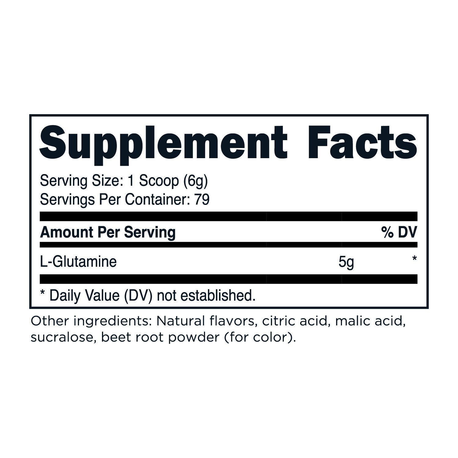 TransformHQ L-Glutamine Powder 500g (Strawberry Lemonade) – Gluten Free, Non-GMO