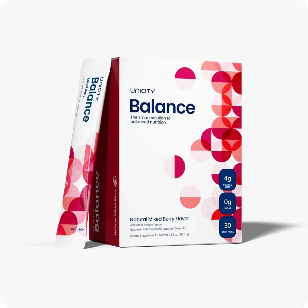 Unicity Balance Natural Mixed Berry (30 Packets) – 100% Authentic