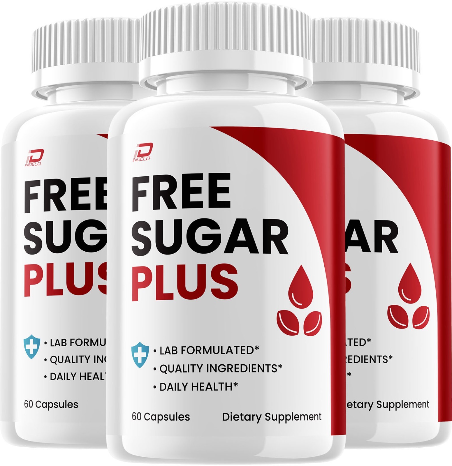 (3 Pack) Free Sugar Plus Capsules – Free SugarPlus Natural Blend Glycogen