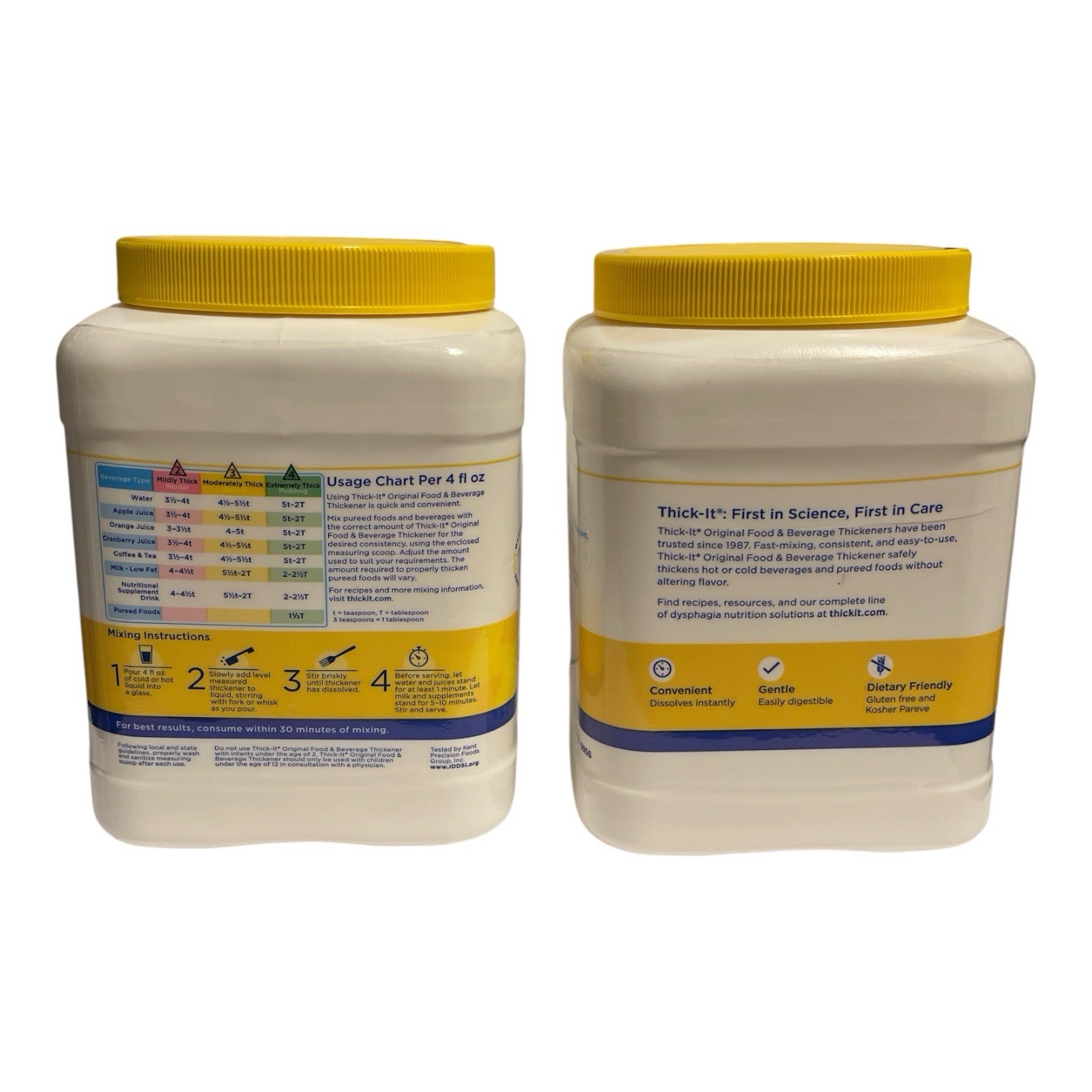 2 Pack Thick-It Original Thickener 10 oz Flavorless Exp 04/12/2028
