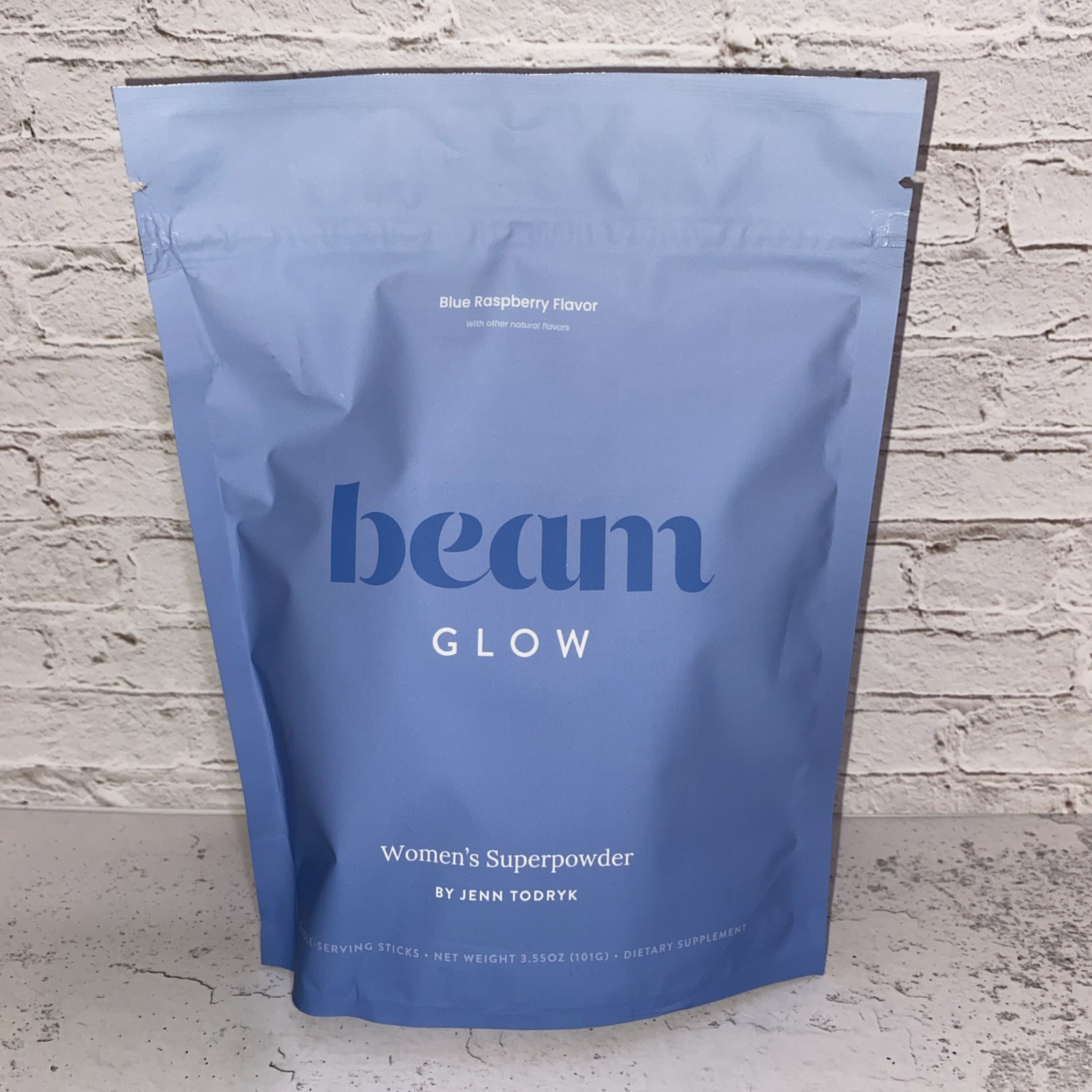 beam Glow Superpowder Women’s Blue Raspberry Dietary Supplement 3.55 oz