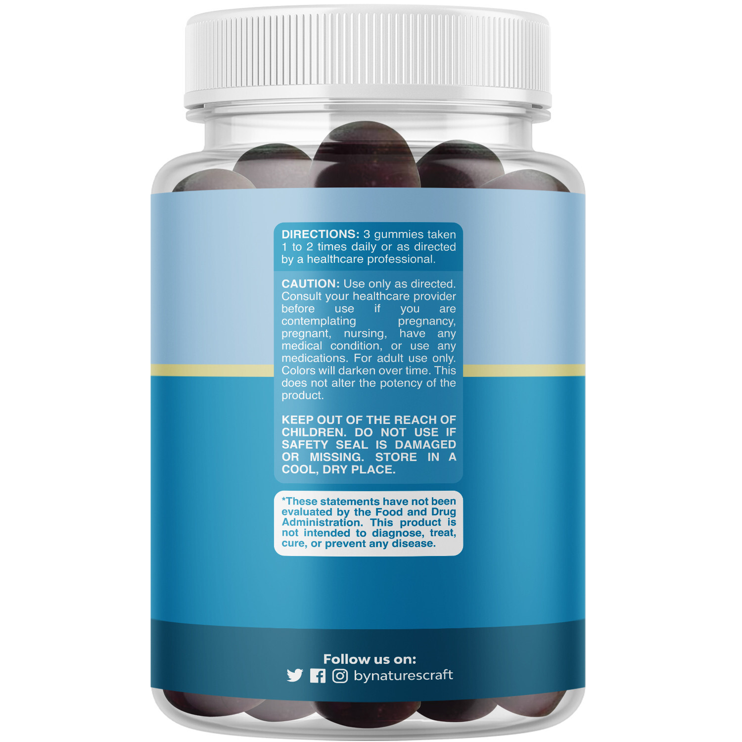 Calming Gummies for Adults with Ashwagandha and Magnesium – Relaxing Gummies