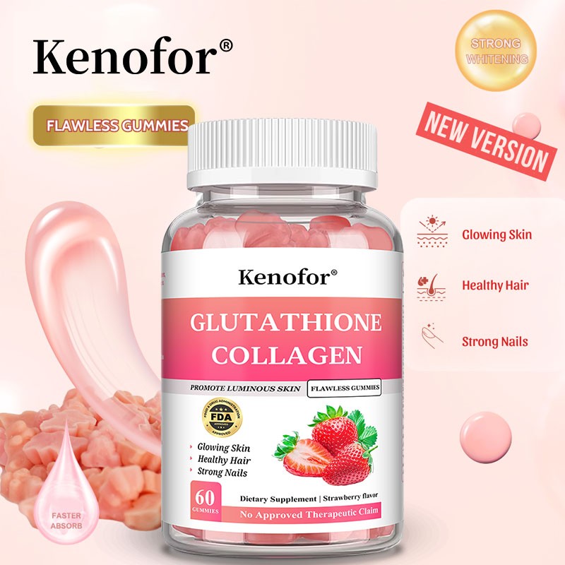 Glutathione Collagen Gummie-200mg Glutathione&Vitamins for Radiant,Youthful Skin