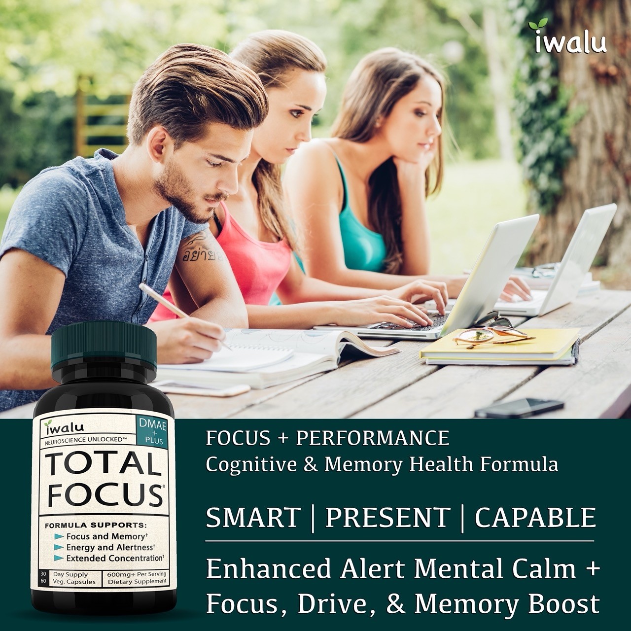 Vitamins Good For The Brain: Achieve Brain Health & Focus w Quality Nutrition