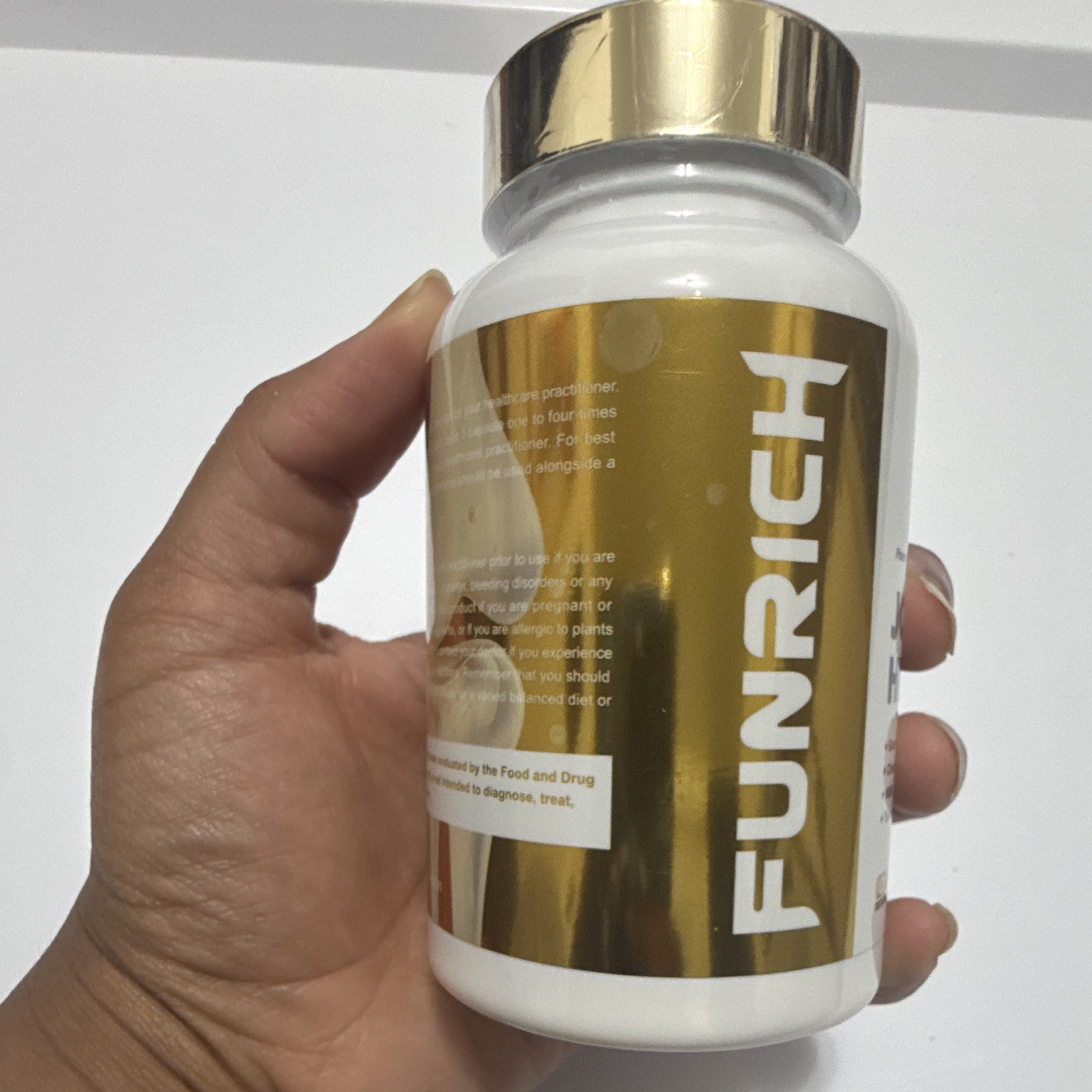 Funrich Joint Health Glucosamine Chondroitin MSM Turmeric 120 Capsules New