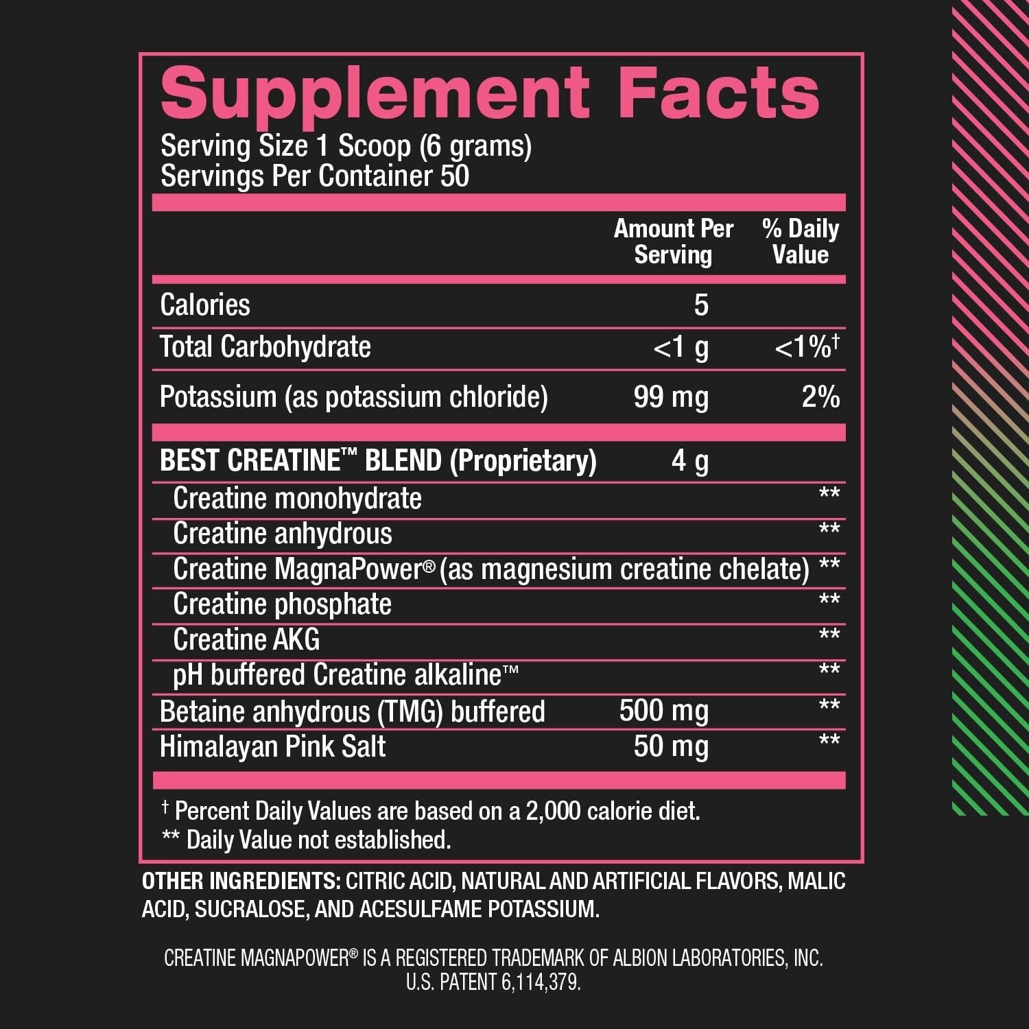 BPI Sports Best Creatine -50 Servings – Watermelon- (6 Types of Creatine)