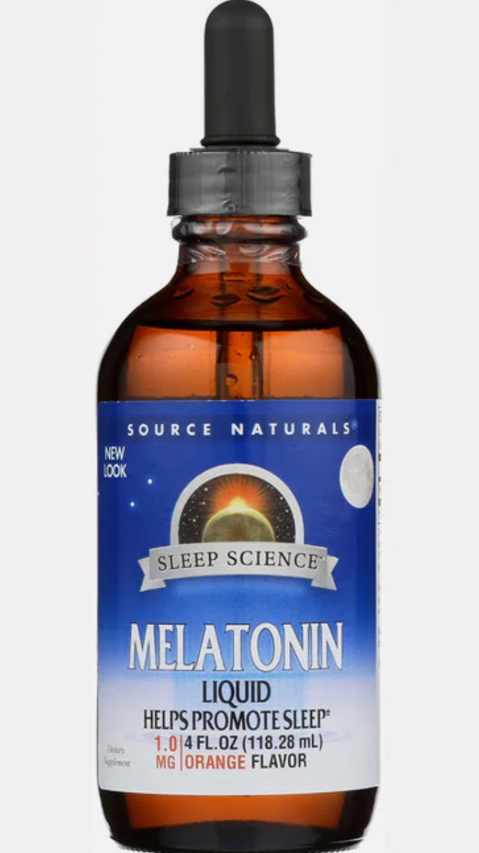 Source Naturals Melatonin Liquid – Orange 1 mg 4 fl oz Liq