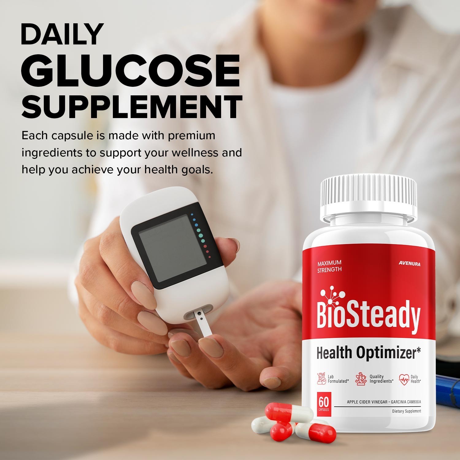 (3 Pack) BioSteady Capsules – Bio Steady Natural Blend Glycogen Support