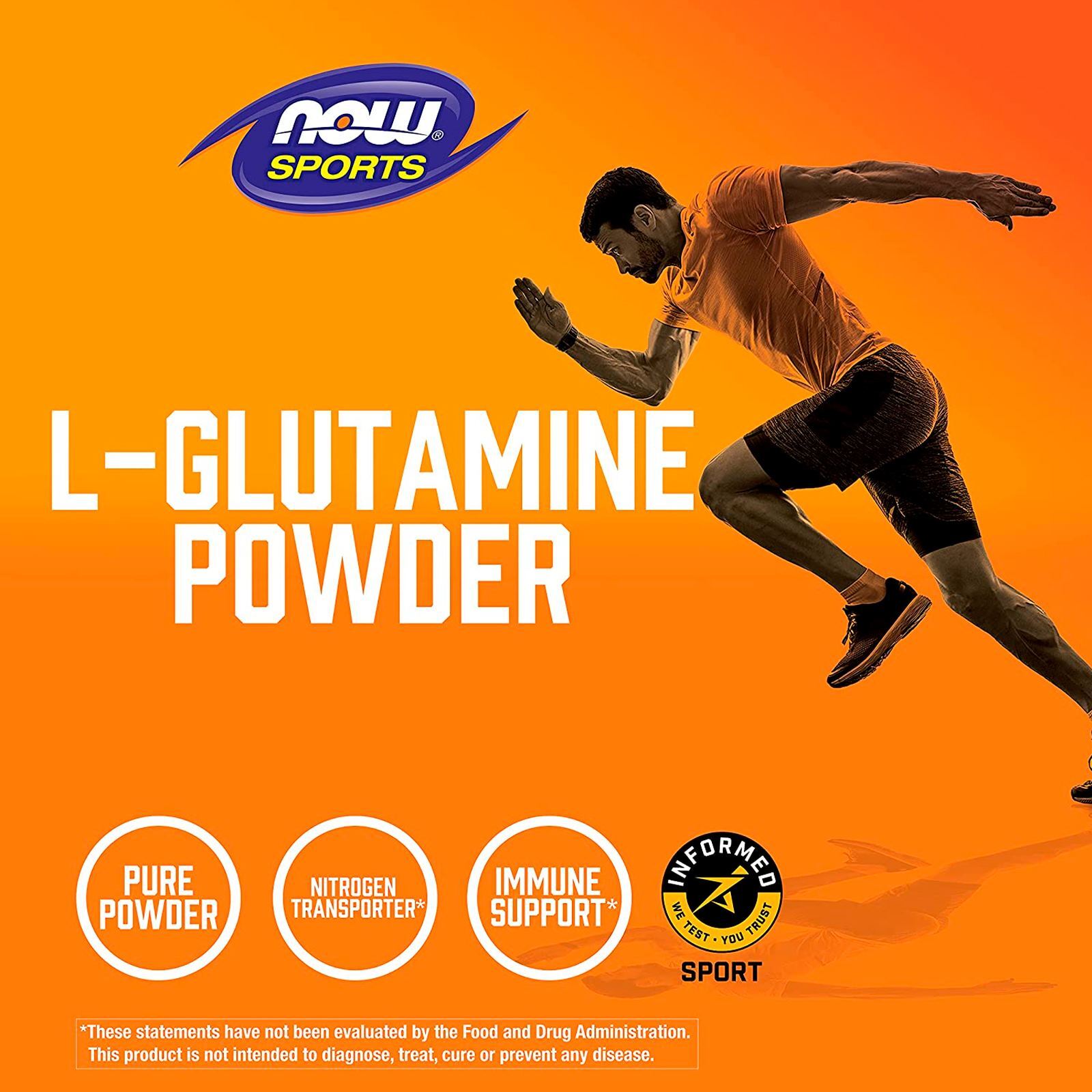 NOW FOODS L-Glutamine Powder 1 lb.