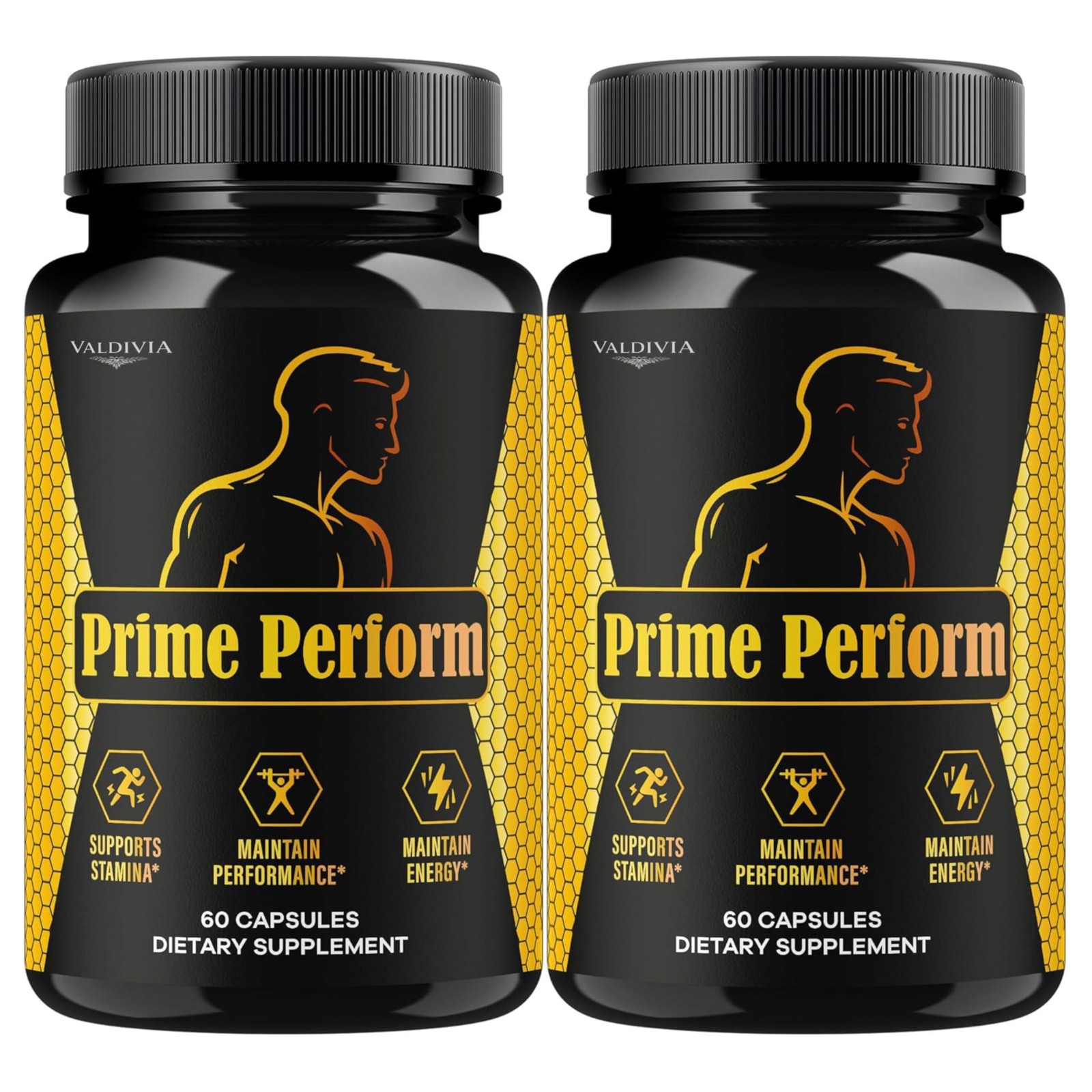 Prime Perform Men Daily Wellness Energy Support Capsules 2 Pack 120Ct