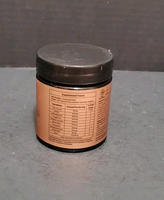 Atlas X 10-in-1 Masculinity Maximiser Supplement for Men Capsules 2 Month Supply