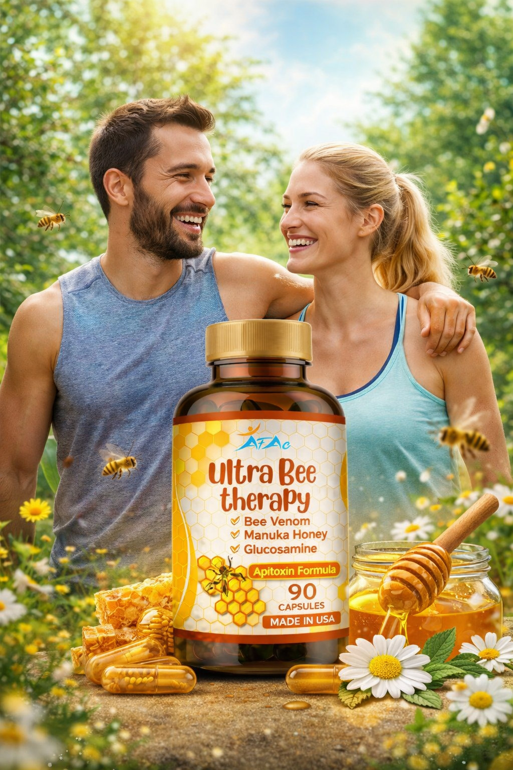 2 Bio Bee Therapy Venom Extract anti-inflammatory Miracle Arthritis support 180