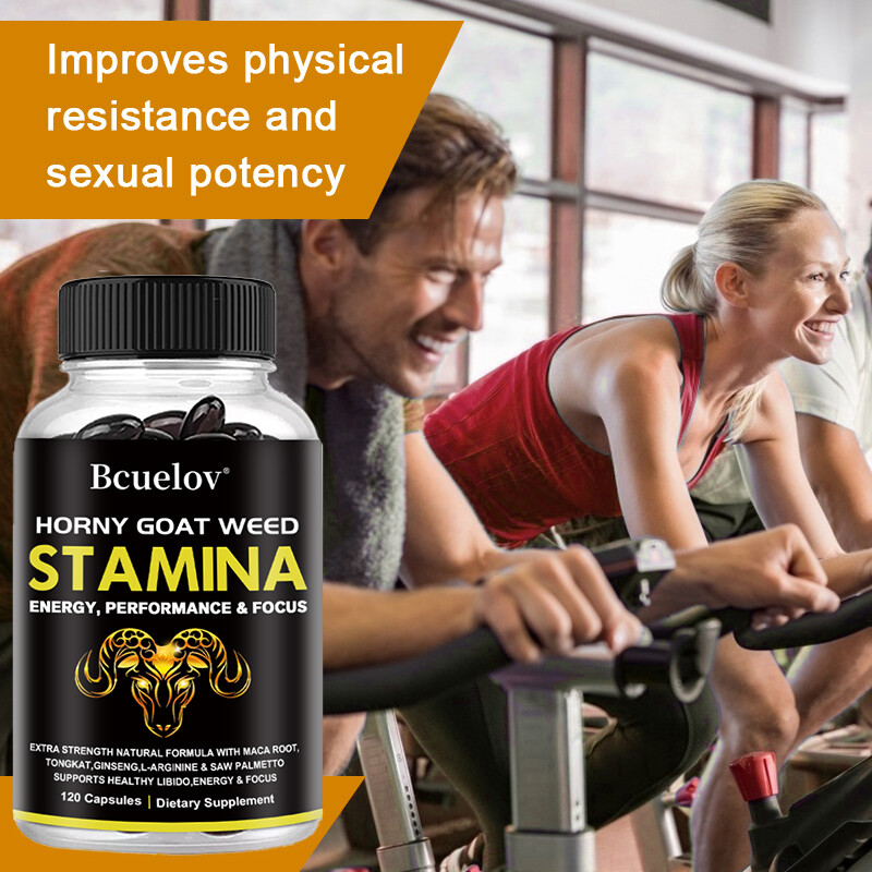 Muscle Health Supplements Improve Endurance Boost Energy Focus 120 Capsules US