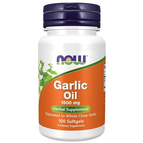 NOW FOODS Garlic Oil 1500 mg 100 Softgels