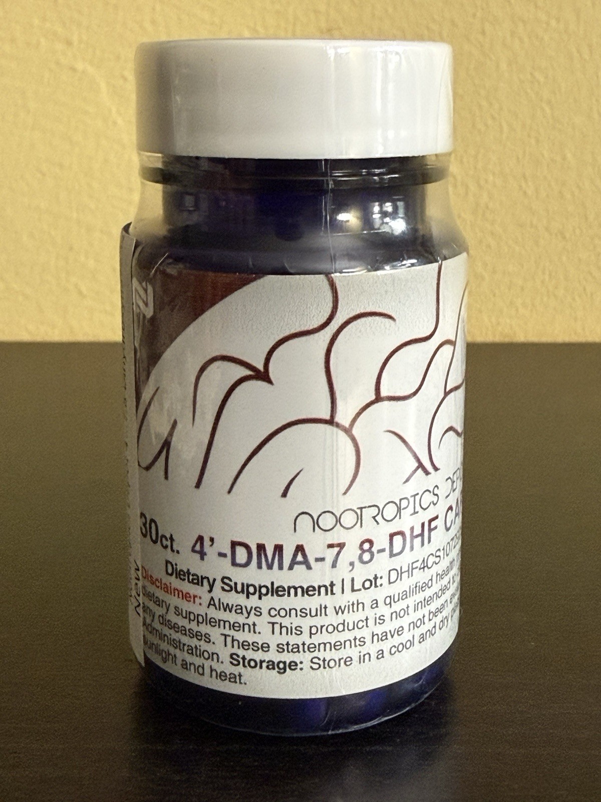 Nootropics Depot 4′-DMA-7,8-DHF 10mg Dietary Supplement 30 Capsules