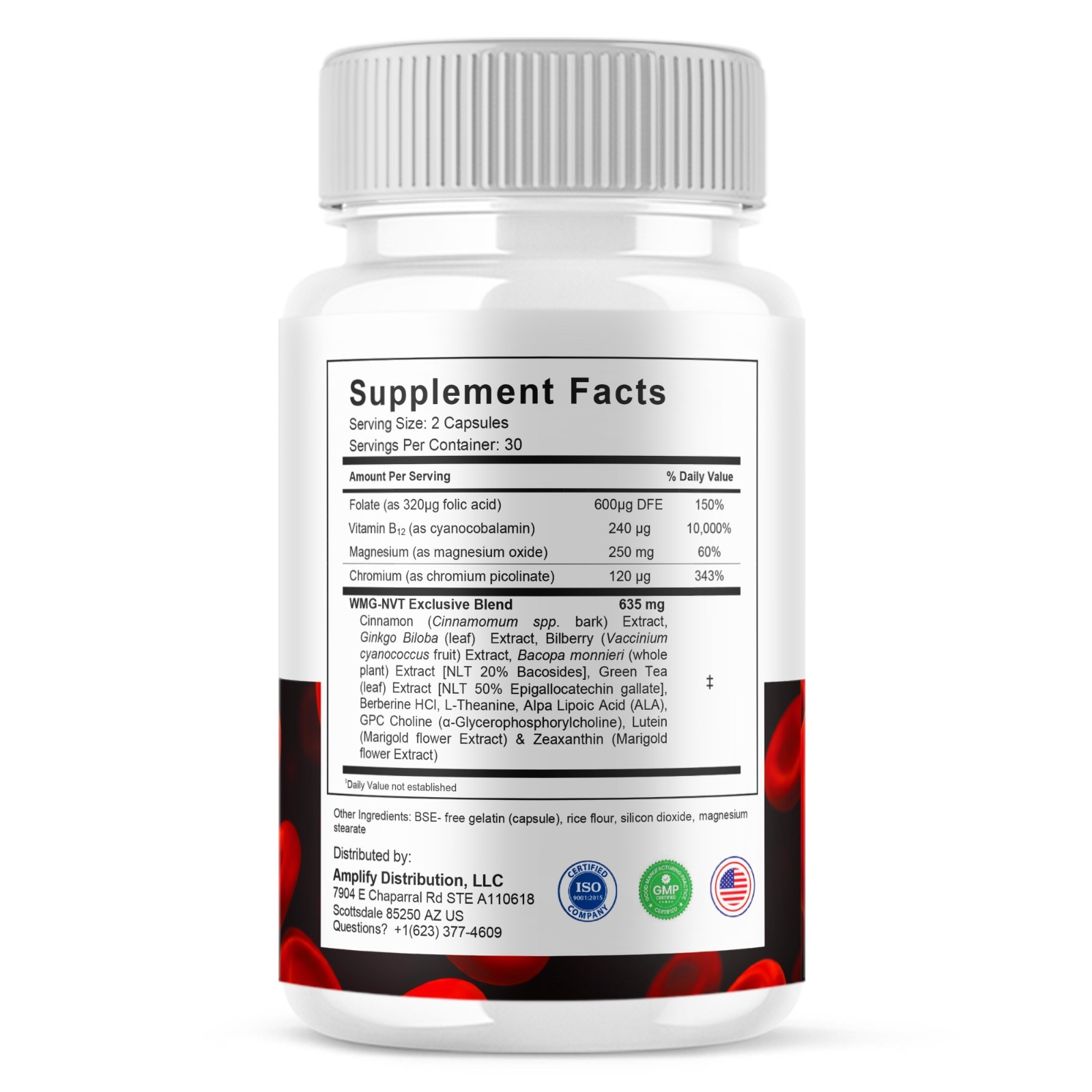 (3 Pack) Blood Pril Blood Health Pills, BloodPril Premium Support (180 Capsules)