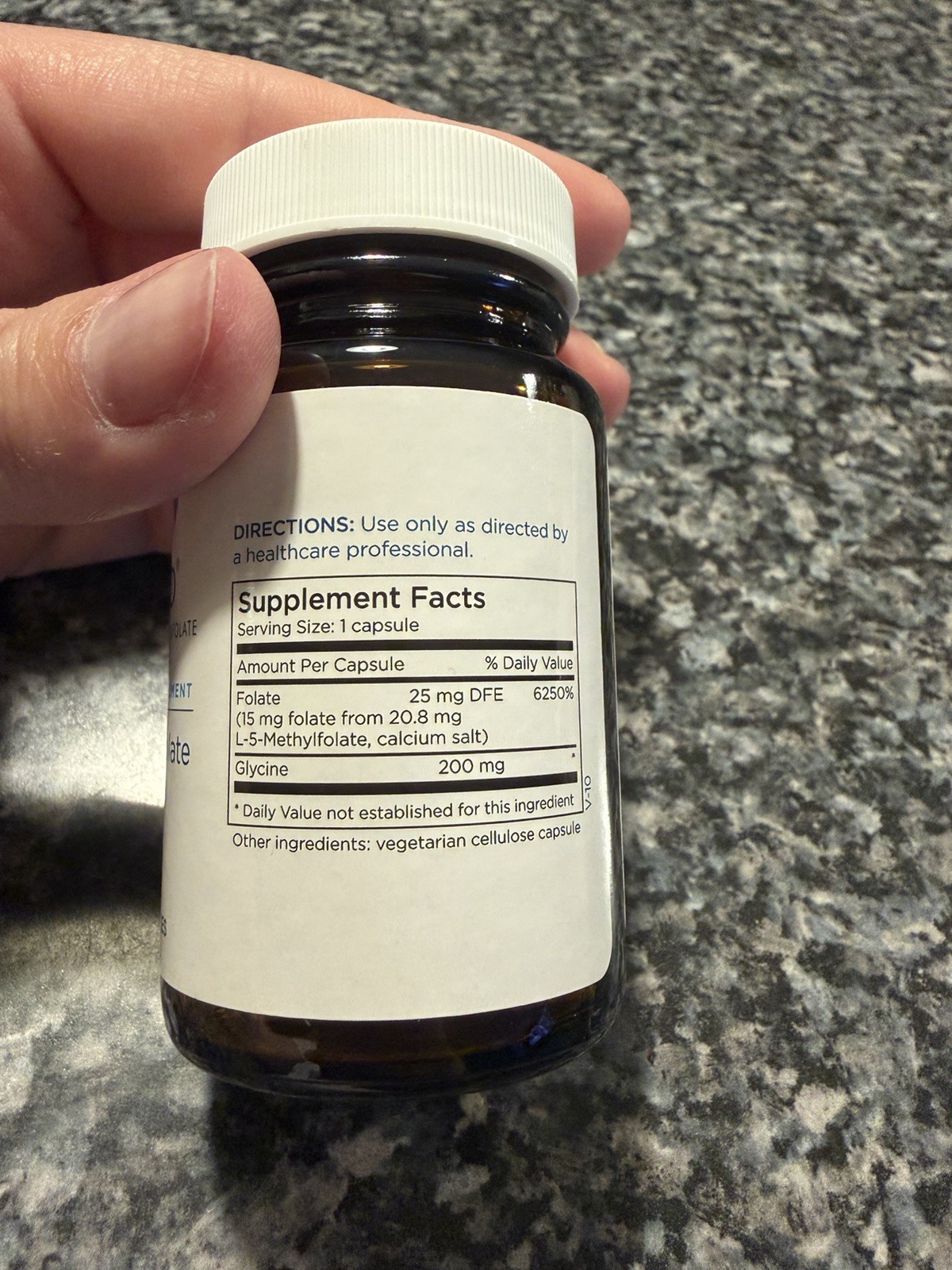 MethylPro L-Methylfolate 15 mg 30 Capsules Gluten Free Dairy Free MPN 801066A