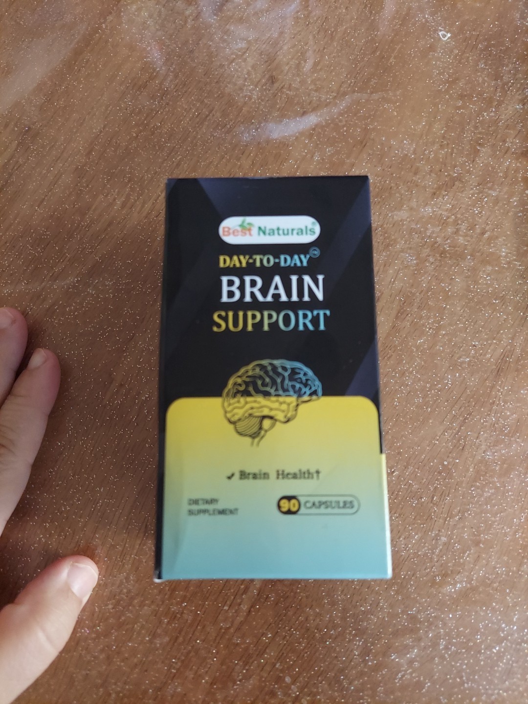 Best Naturals Brain Support Vitamin B6 Folate B12 Ginkgo DMAE Capsules 90ct
