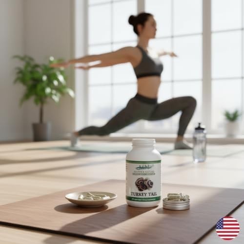 Mother Nature Turkey Tail Healthy Gut Mushroom Capsules — Mushroom Supplement