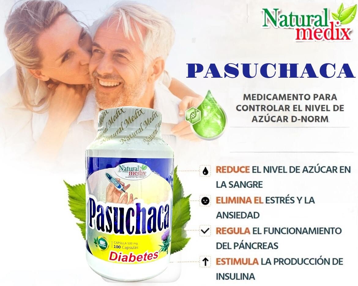 PASUCHACA PREMIUM CAPSULES HELPS MANAGE HEALTHY BLOOD SUGAR LEVELS – 100% PERU