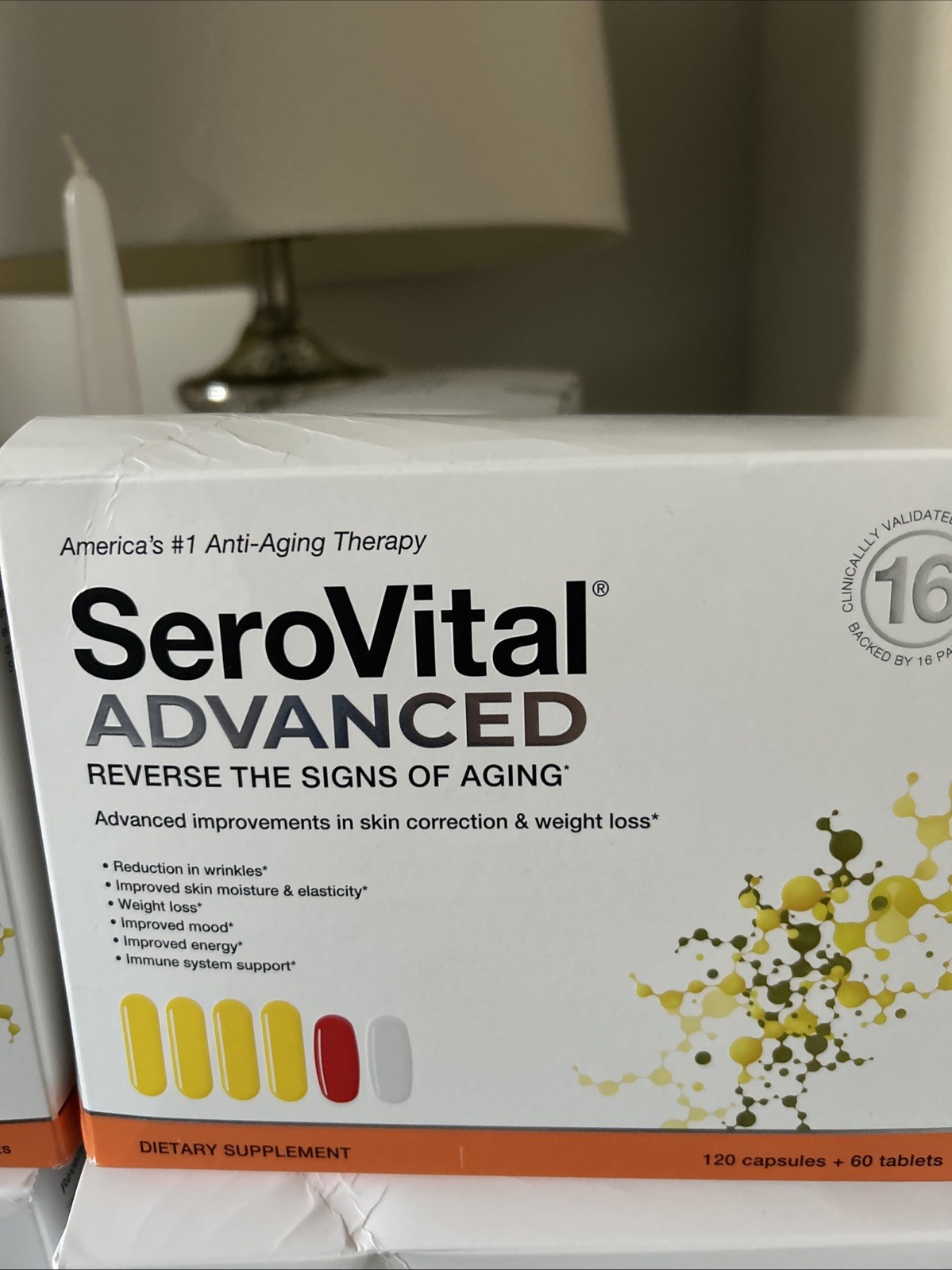 SeroVital Advanced Dietary Supplement 120 Capsules + 60 Tablets EXP 2/26 SEALED