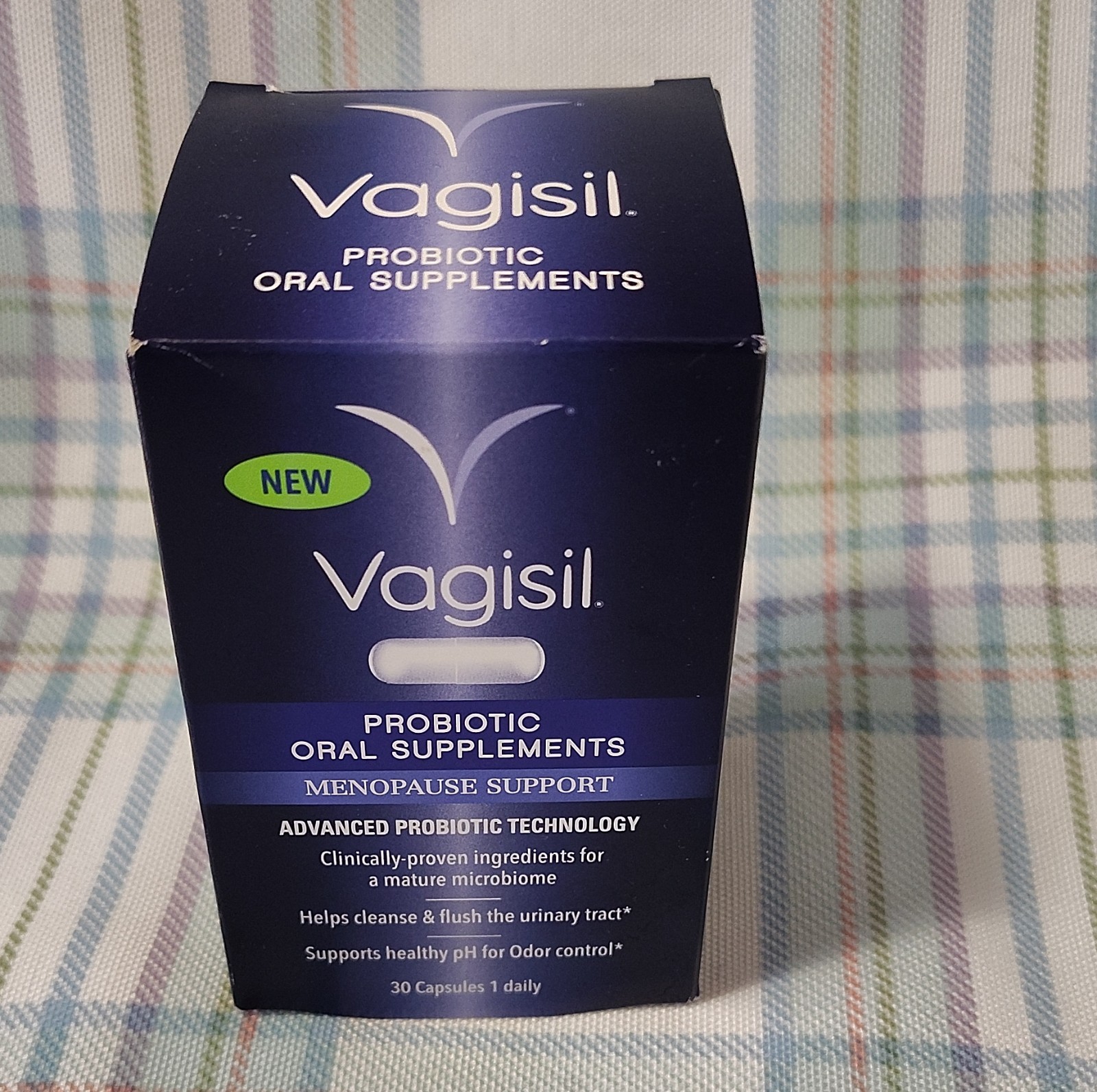Vagisil Probiotic Oral Supplement Menopause Support D-Mannose 30 Capsules
