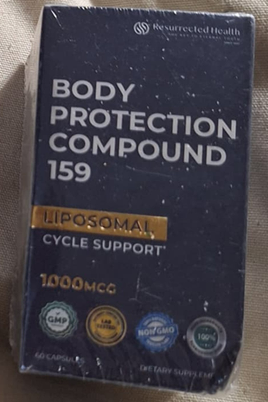 Resurrected Health- body protection compound 159 cycle support 60 capsules 01/27