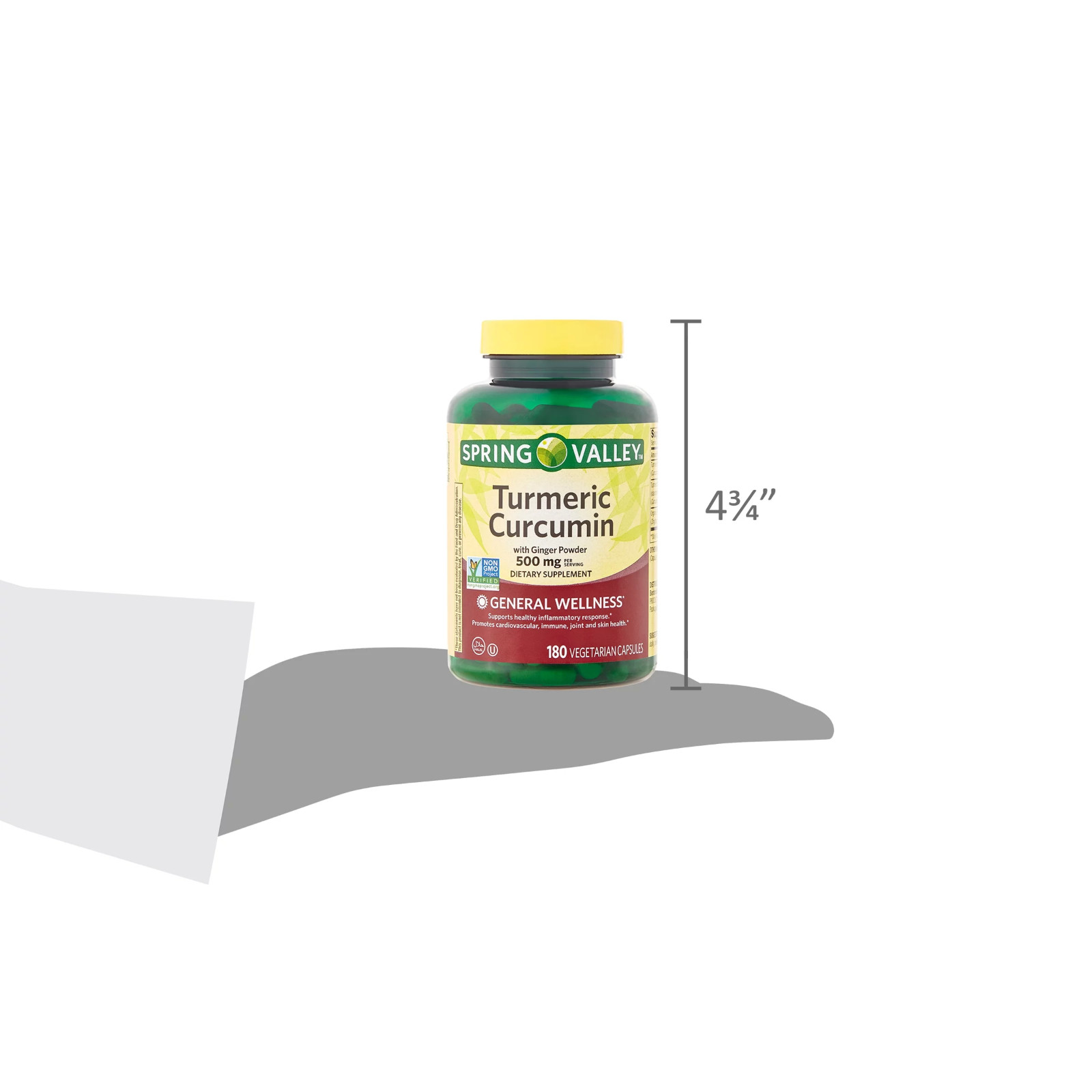 Spring Valley Ultra Strength Turmeric Curcumin Dietary Supplement 1,500 mg 90 Ct