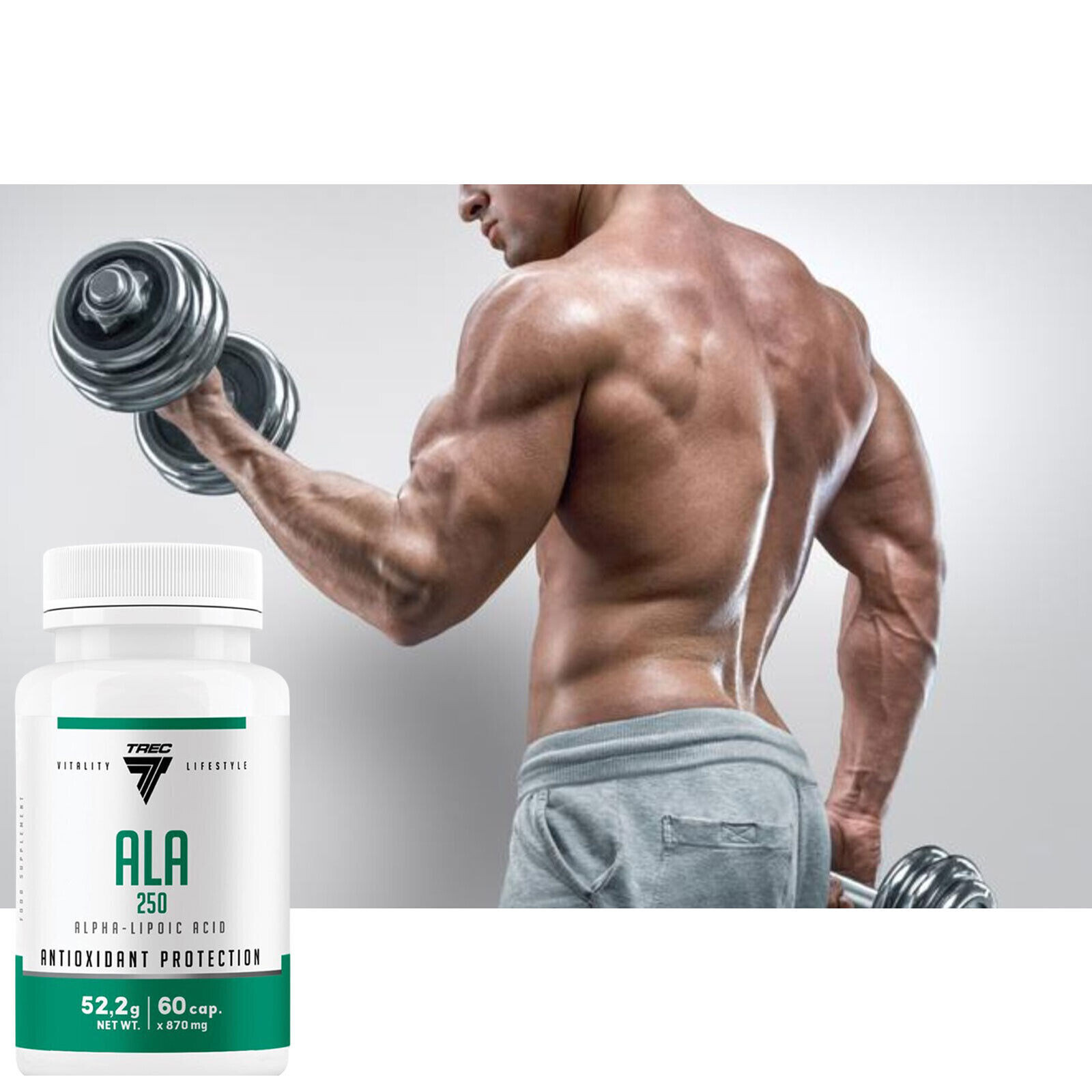ALA 60-240 Capsules Powerful Antioxidant Maintaining Healthy Blood Glucose Level