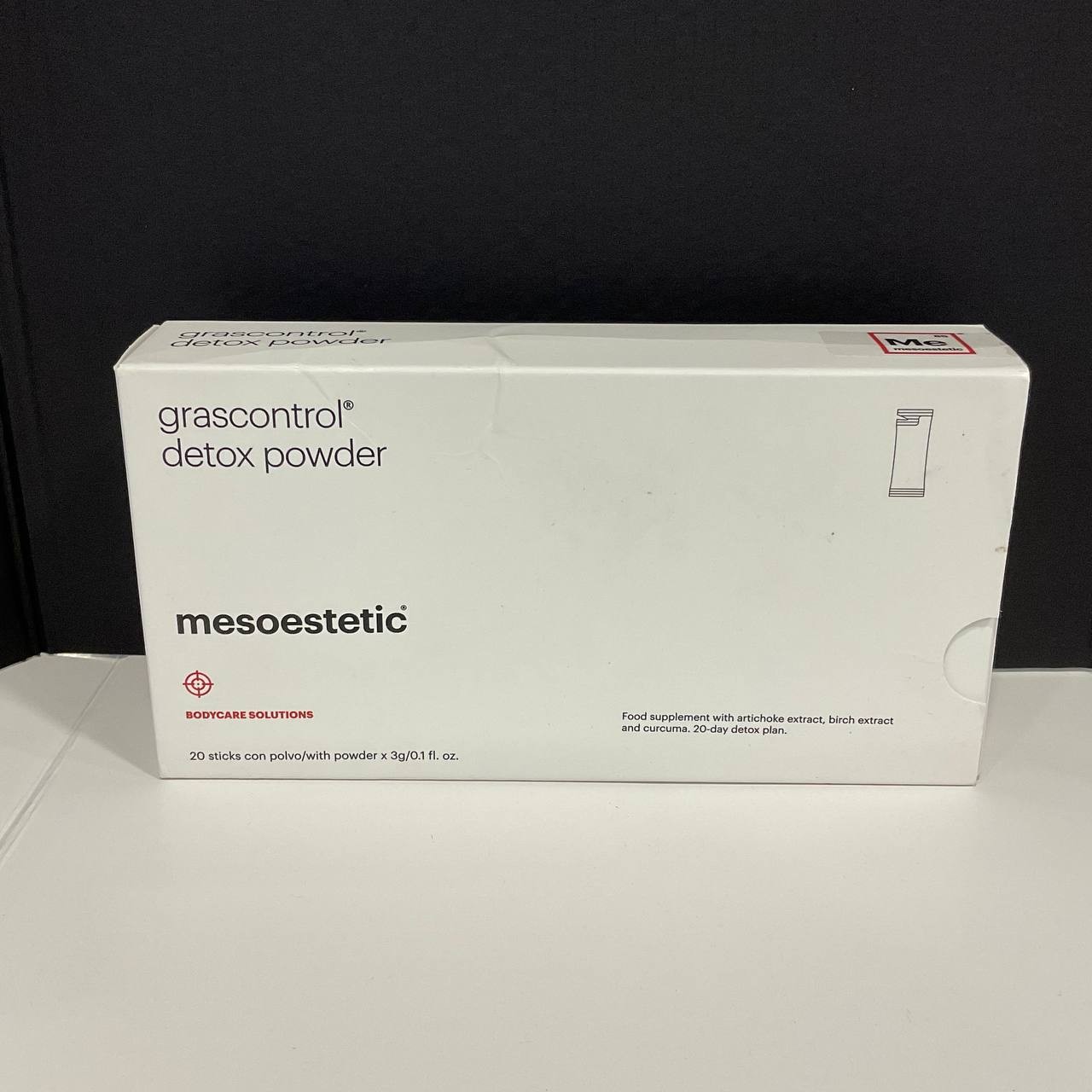 Mesoestetic Grascontrol Detox Powder 20 Sticks 3g Food Supplement 20-Day Plan