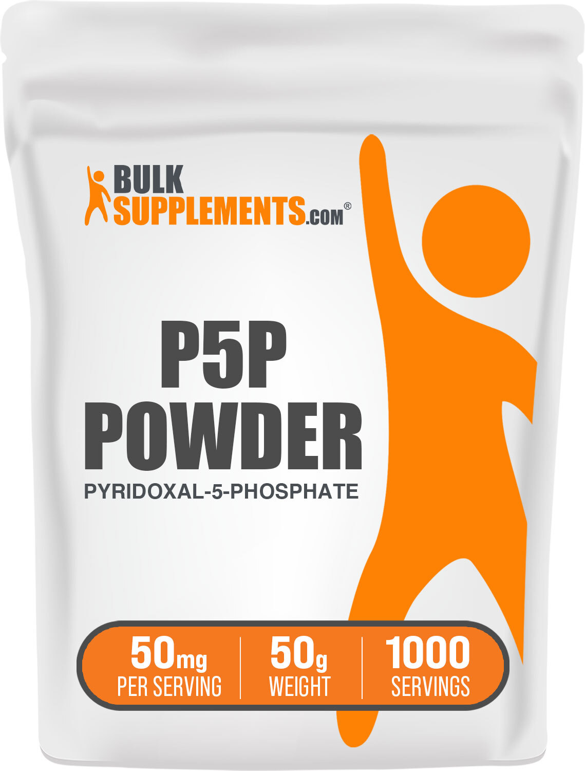 Bulksupplements Pyridoxal-5 Phosphate Powder – 50 mg Per Serving