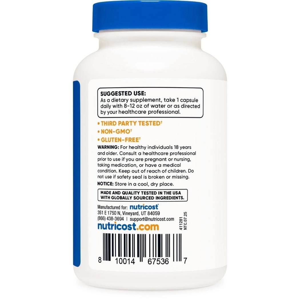 3 bottles Nutricost NAC 600mg N-Acetyl L-Cysteine 120 Vegan Capsules NEW